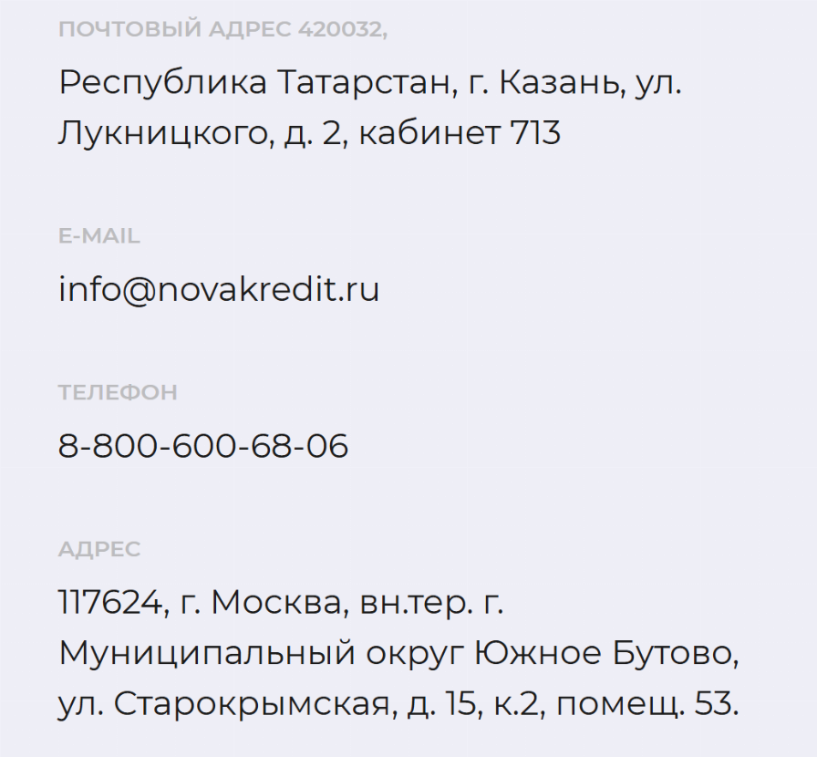 Нова Кредит займ отписаться